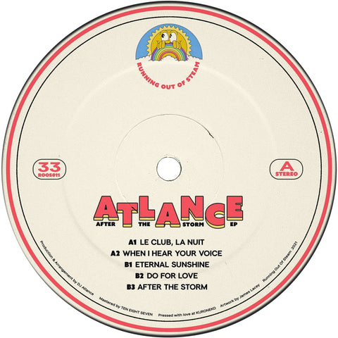 DJ Atlance - After The Storm - Artists DJ Atlance Genre House, Disco House Release Date March 11, 2022 Cat No. ROOS011 Format 12" Vinyl - Running Out Of Steam - Vinyl Record