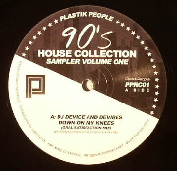 Various - '90s House Collection Sampler 1' Vinyl PPRC 01 Vinyl Vinly Record
