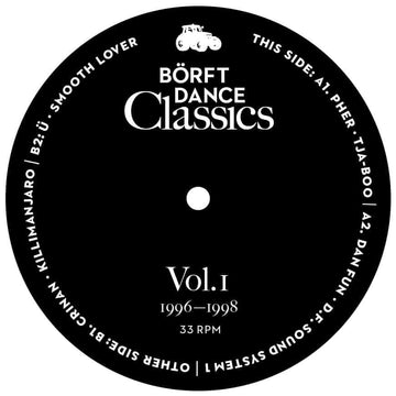 Various - 'Borft Dance Classics Vol 1' Vinyl Vinyl Vinly Record