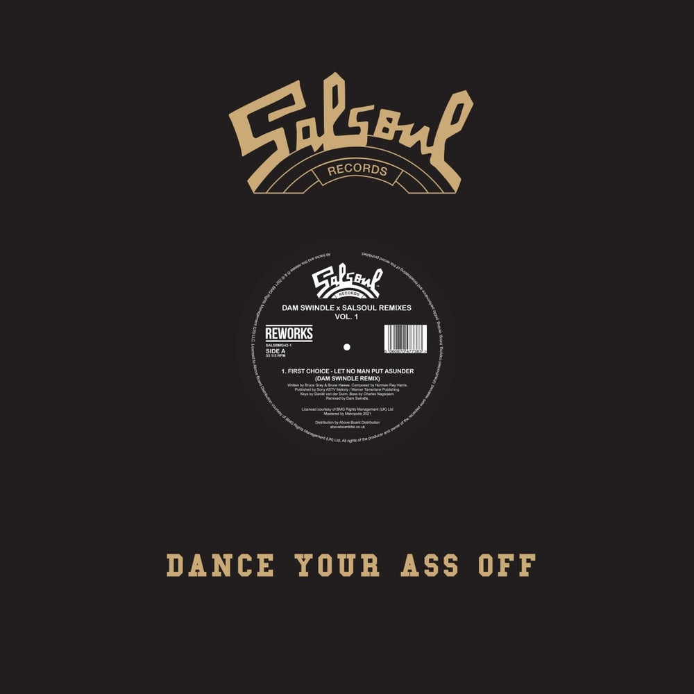 Various - Dam Swindle x Salsoul Remixes Vol 1 Vinyl