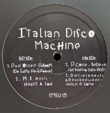 Various - Italian Disco Machine Vinyl Vinly Record