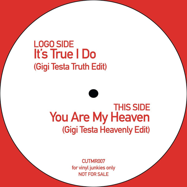 Various - It's True I Do (Gigi Testa Truth Edit) / You Are My Heaven (Gigi Testa Heavenly Edit) 7" [Ltd. 200 Copies] Vinyl