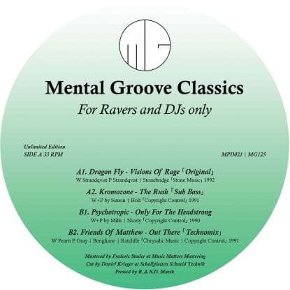 Various - 'Mental Groove Records Vol 1' Vinyl Vinyl