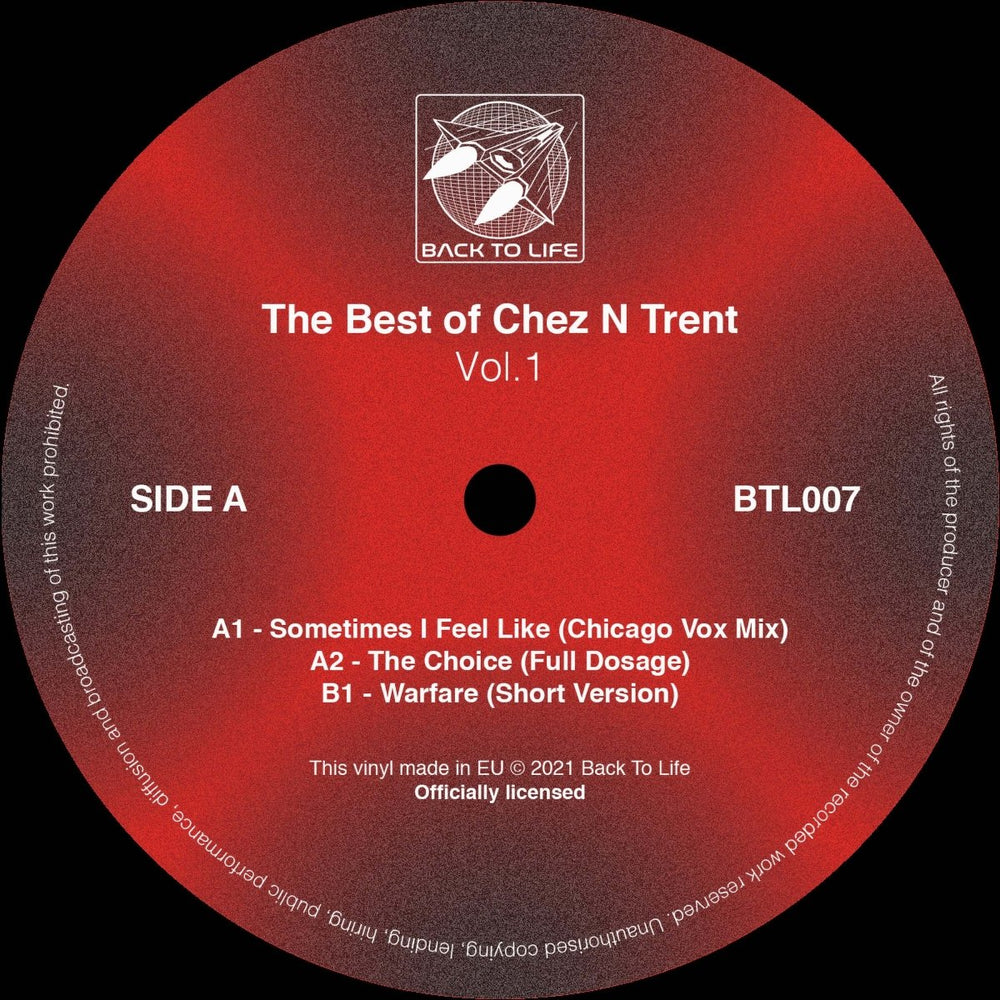 Various - The Best of Chez N Trent Vol 1 Vinyl