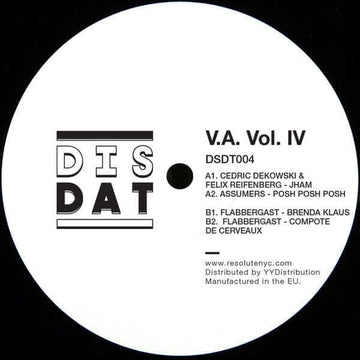 Various - 'Vol. IV' Vinyl Vinyl Vinly Record