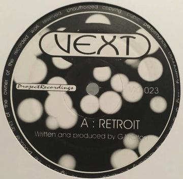 Vext - Retroit Vinyl Vinly Record