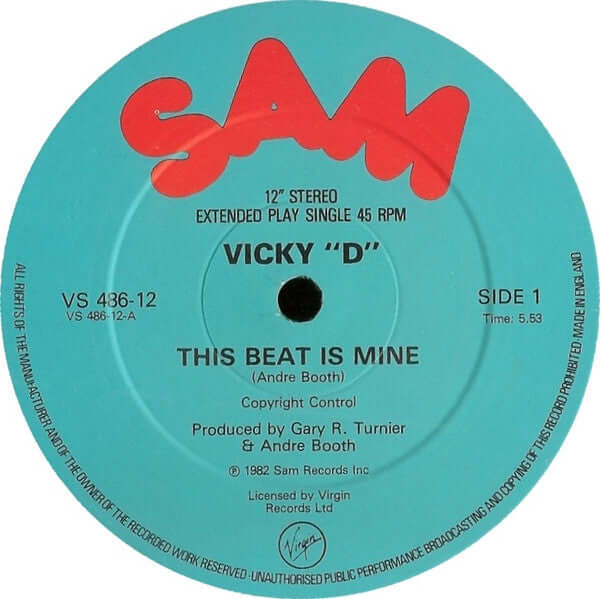 Vicky "D" - This Beat Is Mine Vinyl