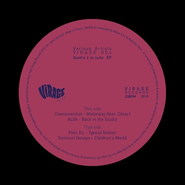 Various ‎- Quatre A La Suite - - Virage Records - Virage Records - Virage Records - Virage Records Vinly Record