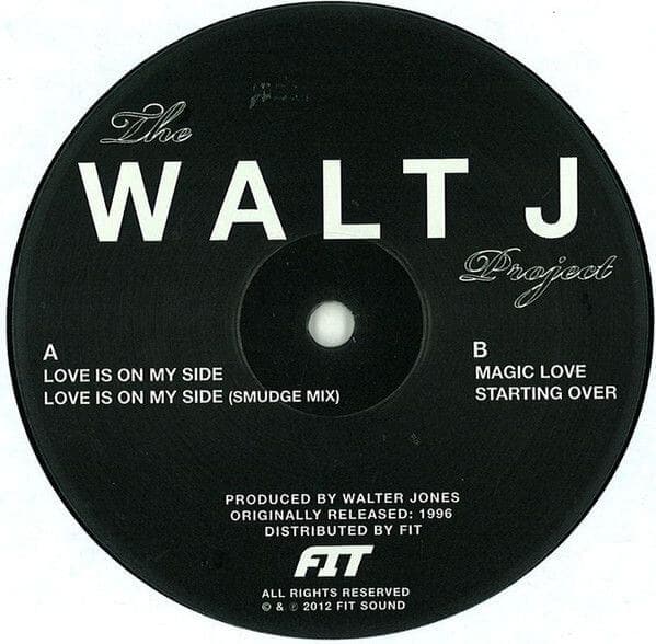Walt J ‎– The Walt J Project [Warehouse Find] Vinyl
