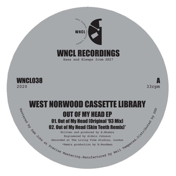 West Norwood Cassette Library - ‘Out of My Head’ EP Vinyl Vinly Record