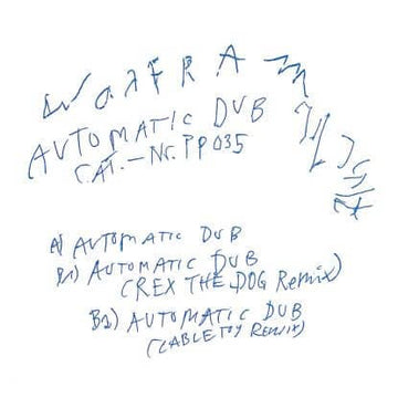 Wolfram - 'Automatic Dub 2' Vinyl Vinyl Vinly Record