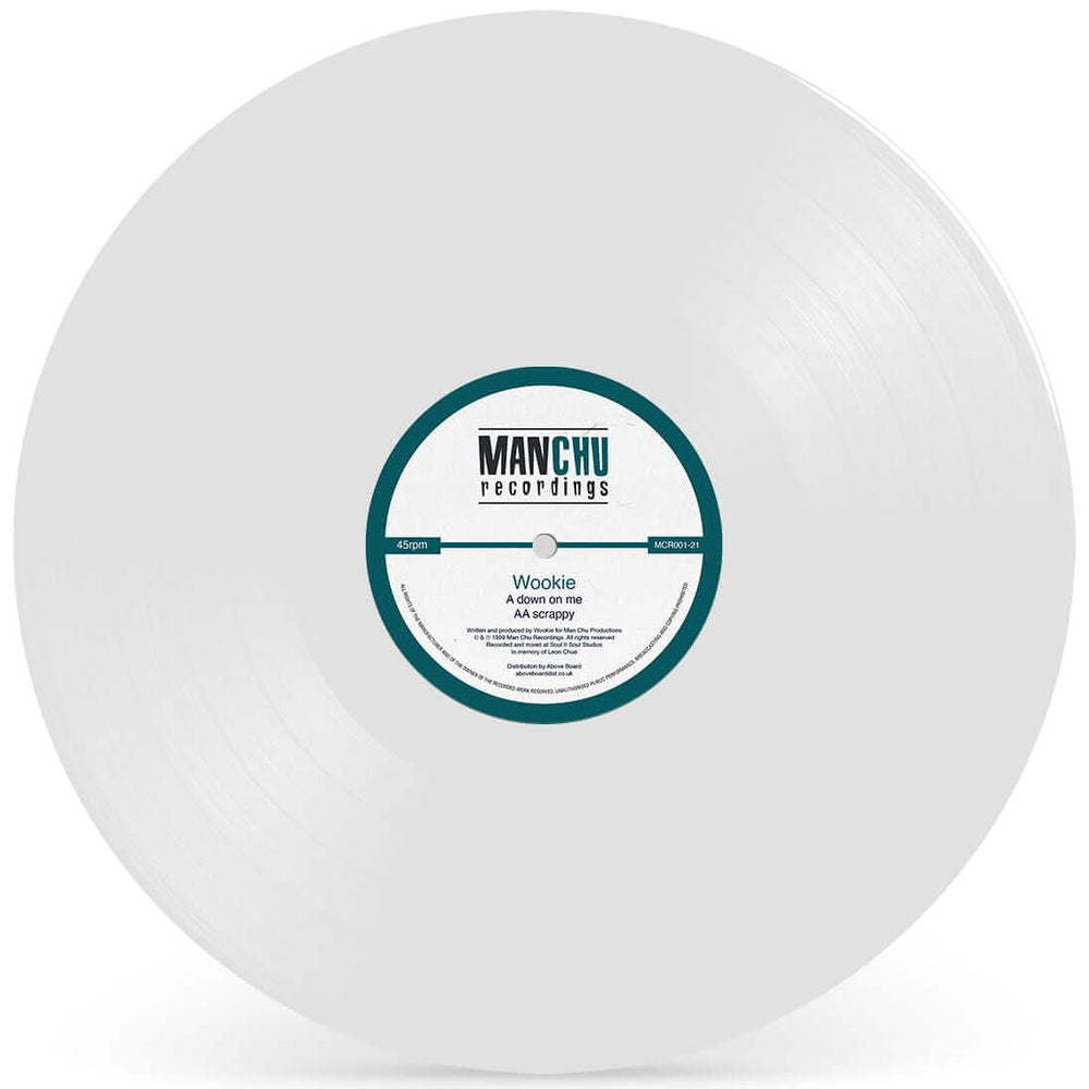 Wookie - 'Down On Me / Scrappy' White Vinyl Vinyl
