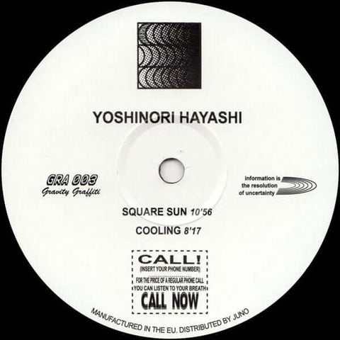 Yoshinori Hayashi / DB.Source ‎– Square Sun / Anapo [Warehouse Find] Vinyl - Vinyl Record